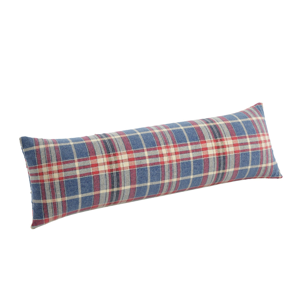 Large Lumbar Pillow in Tartan - Flannel