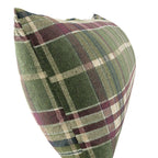 Large Lumbar Pillow in Tartan - Evergreen