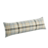 Large Lumbar Pillow in Tartan - Thunder