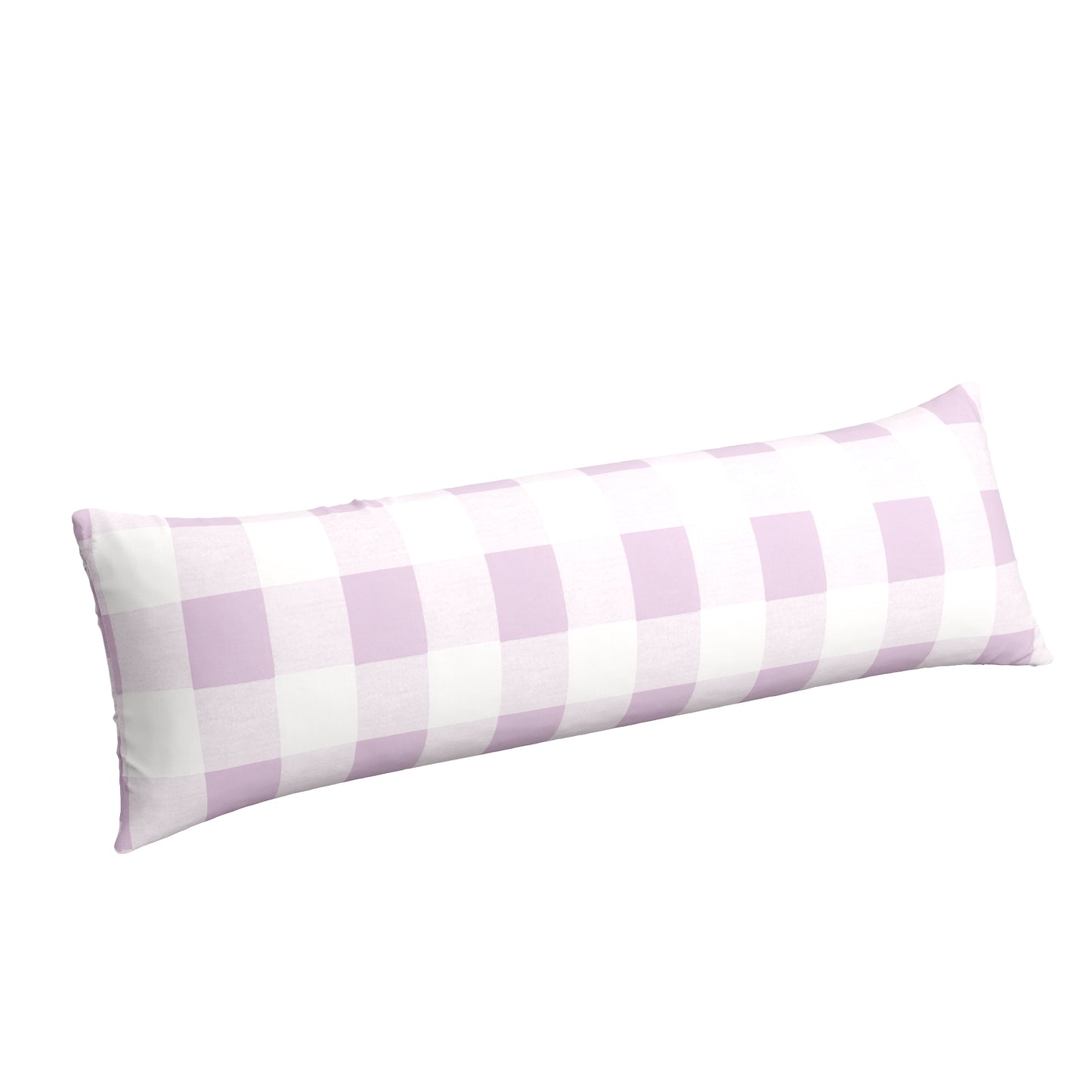 Large Lumbar Pillow in Lilac Buffalo Check