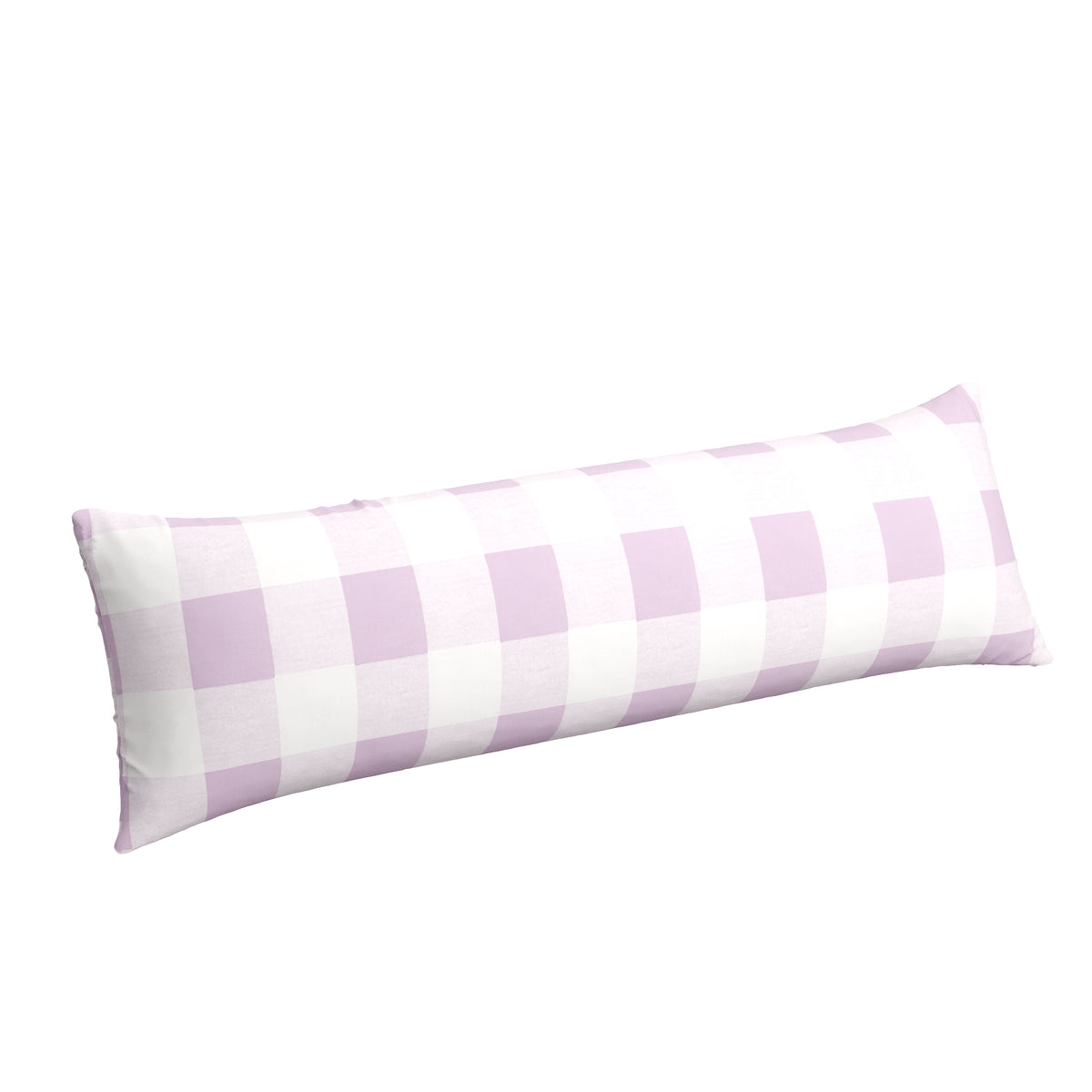 Large Lumbar Pillow in Lilac Buffalo Check