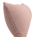 Large Lumbar Pillow in Slubby Linen - Think Pink
