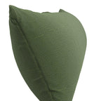 Large Lumbar Pillow in Slubby Linen - Clover