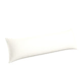 Large Lumbar Pillow in Slubby Linen - White