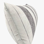 Lumbar Pillow in French Laundry Stripe - Midnights