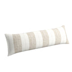 Lumbar Pillow in French Laundry Stripe - Champagne