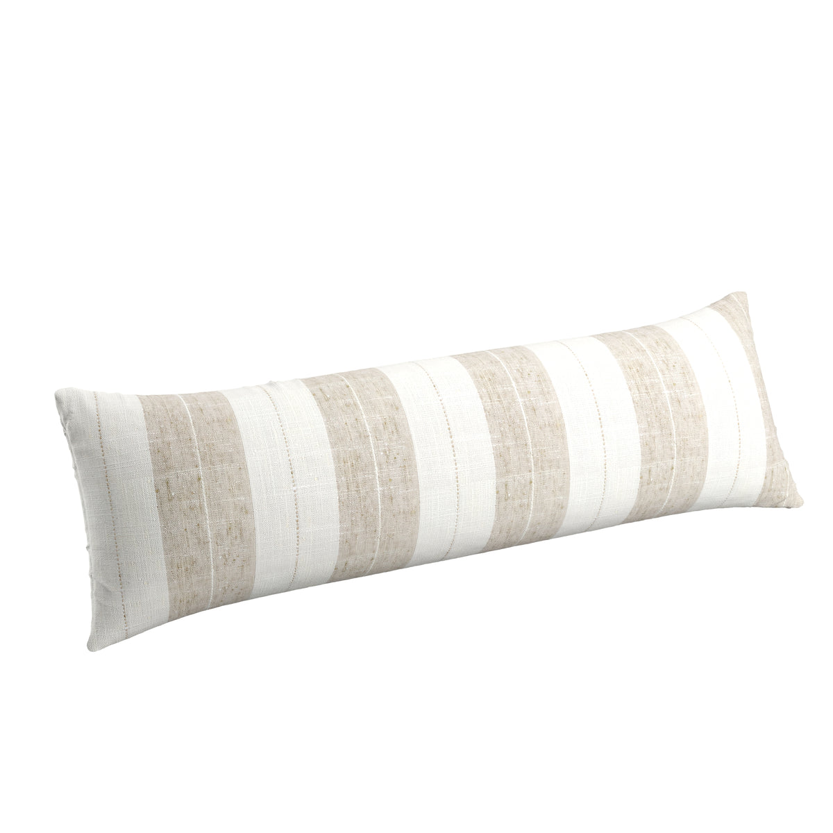 Lumbar Pillow in French Laundry Stripe - Champagne