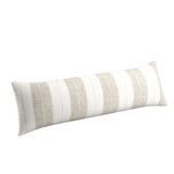Lumbar Pillow in French Laundry Stripe - Champagne