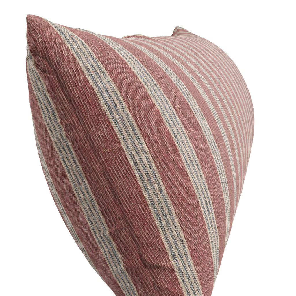 Large Lumbar Pillow in Nautical Stripes - Buoy