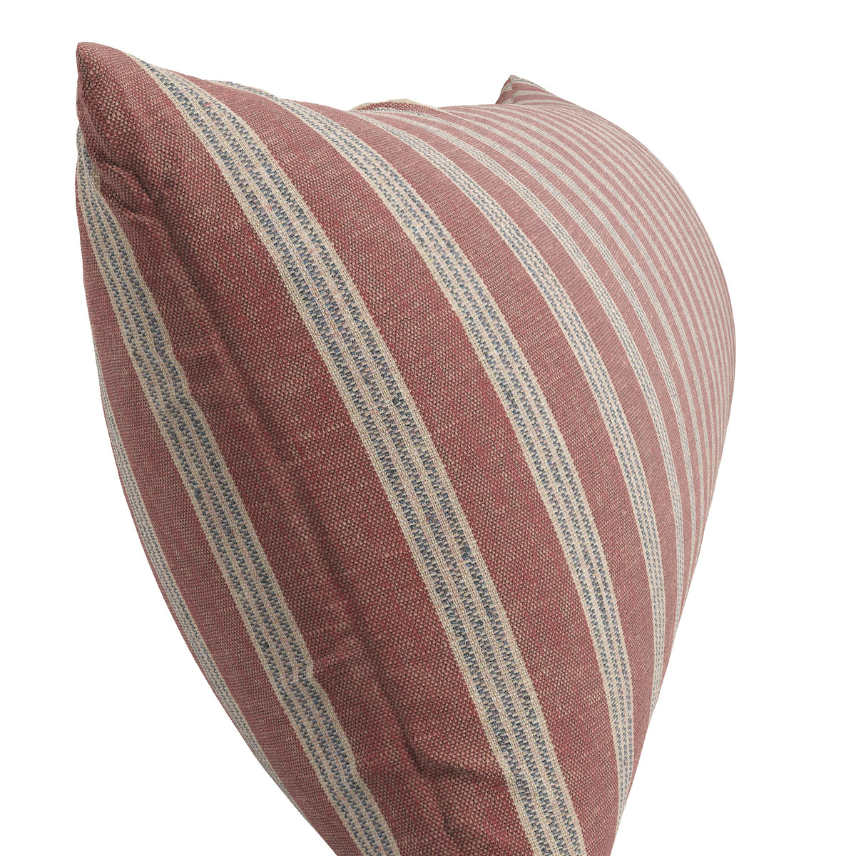 Large Lumbar Pillow in Nautical Stripes - Buoy
