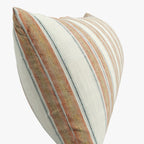 Lumbar Pillow in French Laundry Stripe - Apricot