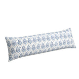 Large Lumbar Pillow in Leaf Me Alone - Ocean