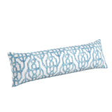 Large Lumbar Pillow in Trellis Like It Is - Waves