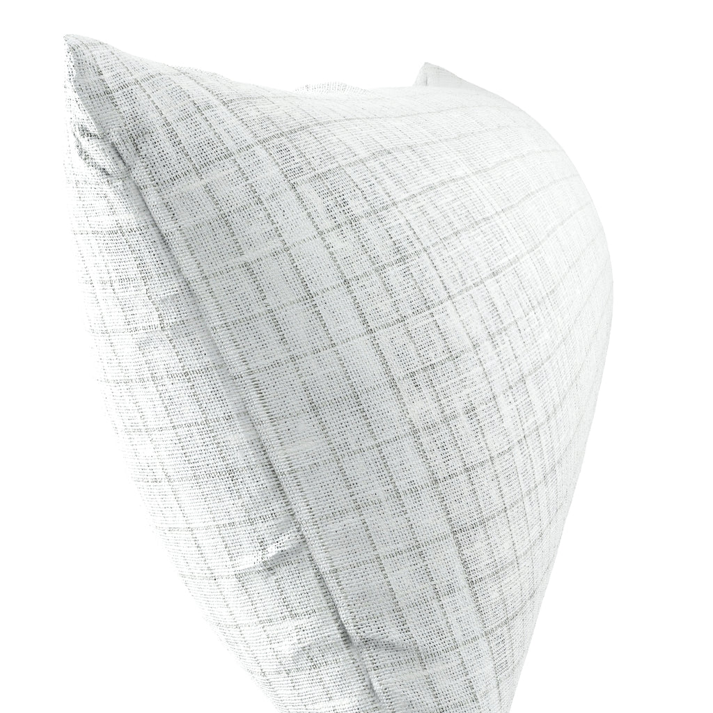 Large Lumbar Pillow in 100% Linen - Salt Air