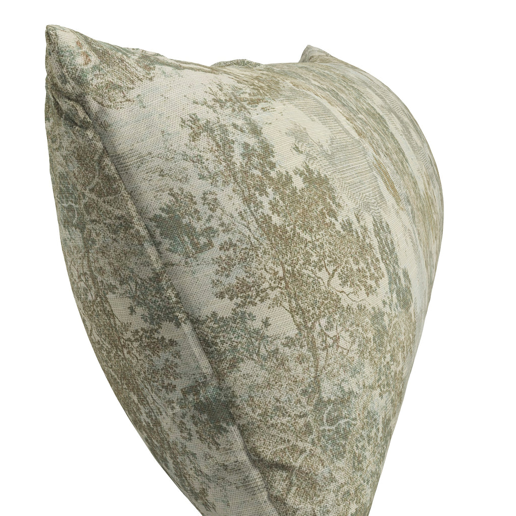 Large Lumbar Pillow in Country Toile - Ivy