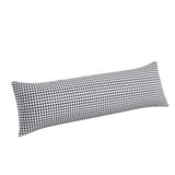 Large Lumbar Pillow in Gingham - Black