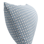 Large Lumbar Pillow in Gingham - Blue Jean
