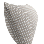 Large Lumbar Pillow in Gingham - Hay