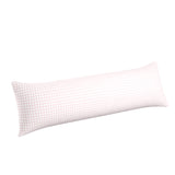 Large Lumbar Pillow in Gingham - Light Pink