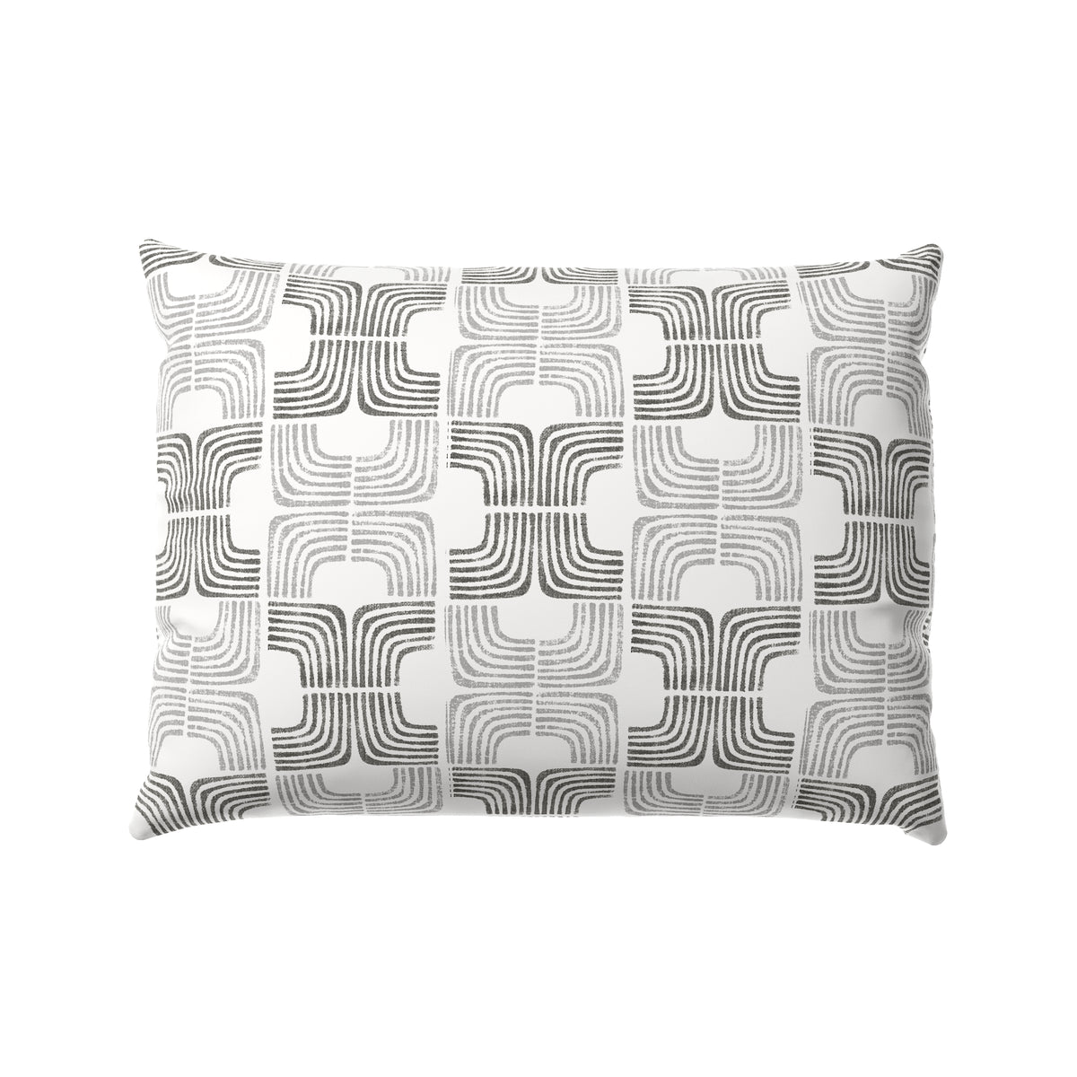 Boudoir Pillow in Groovy - Pewter