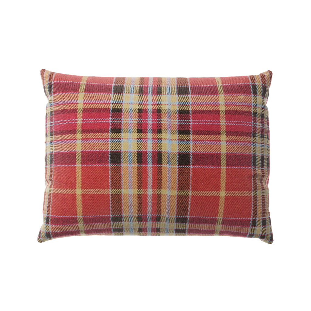 Boudoir Pillow in Tartan - Redwood