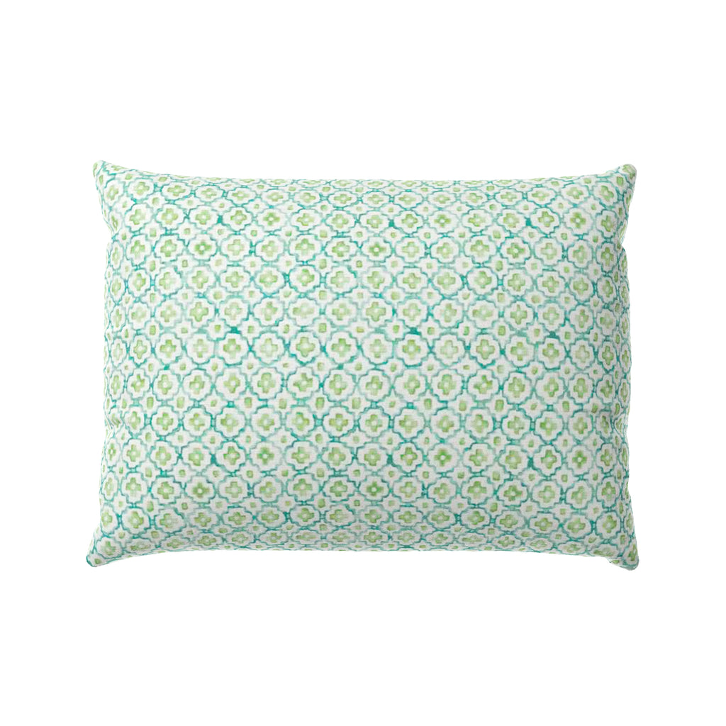 Boudoir Pillow in Positive Print - Emerald