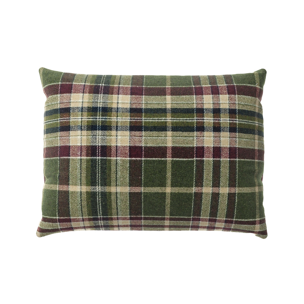 Boudoir Pillow in Tartan - Evergreen