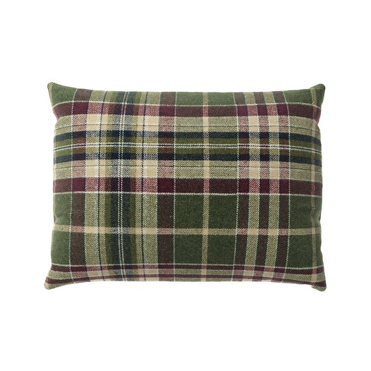 Boudoir Pillow in Tartan - Evergreen