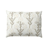 Boudoir Pillow in Cottage Flowers - Vanilla