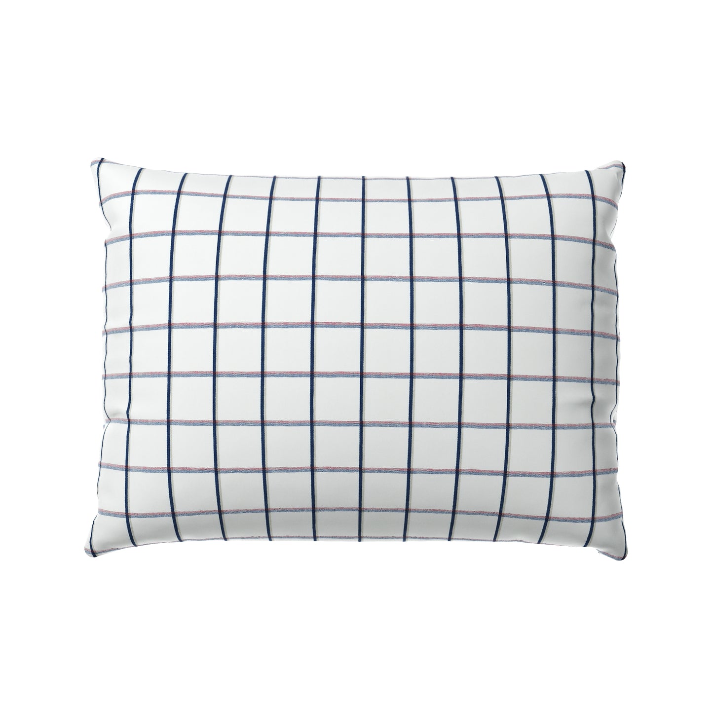 Boudoir Pillow in Check With Me - White