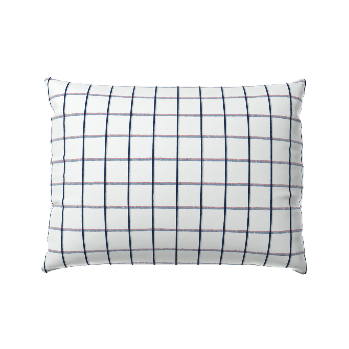Boudoir Pillow in Check With Me - White