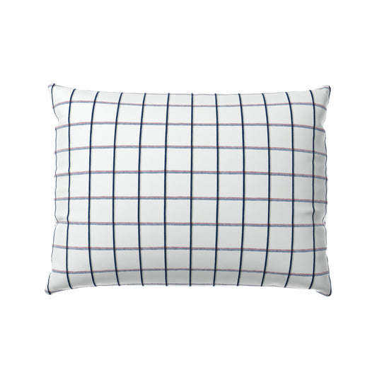 Boudoir Pillow in Check With Me - White