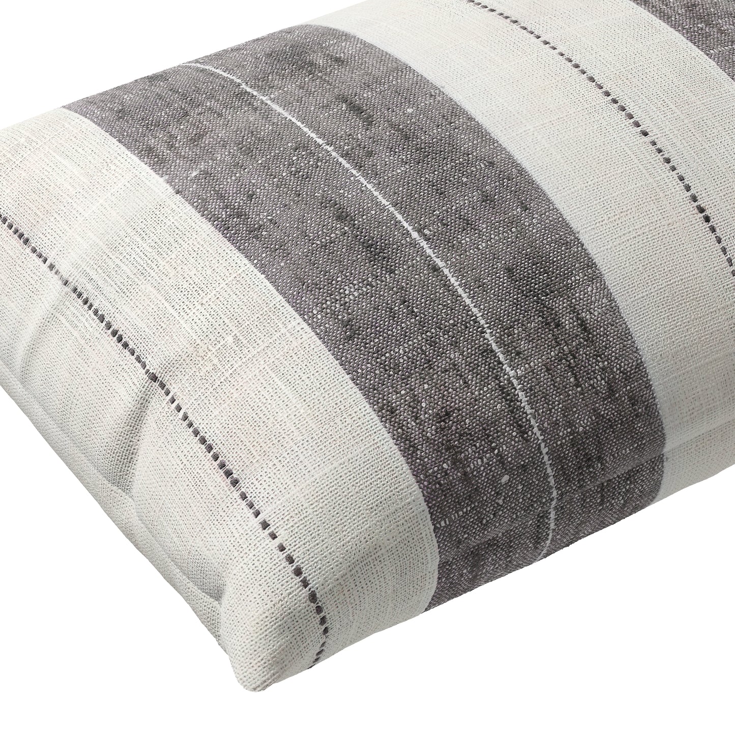 Boudoir Pillow in French Laundry Stripe - Midnights