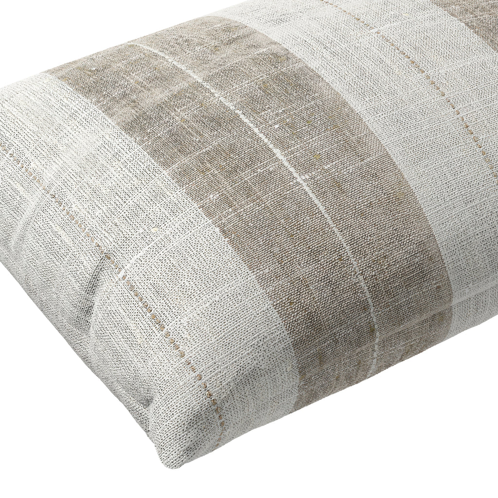 Boudoir Pillow in French Laundry Stripe - Champagne