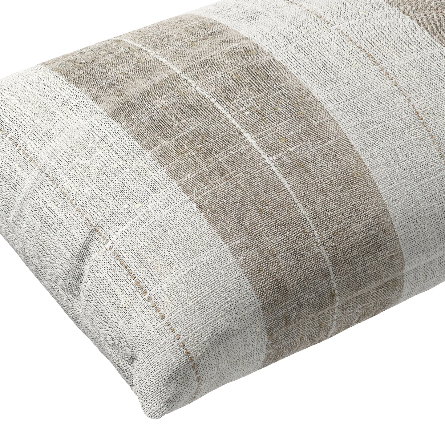 Boudoir Pillow in French Laundry Stripe - Champagne