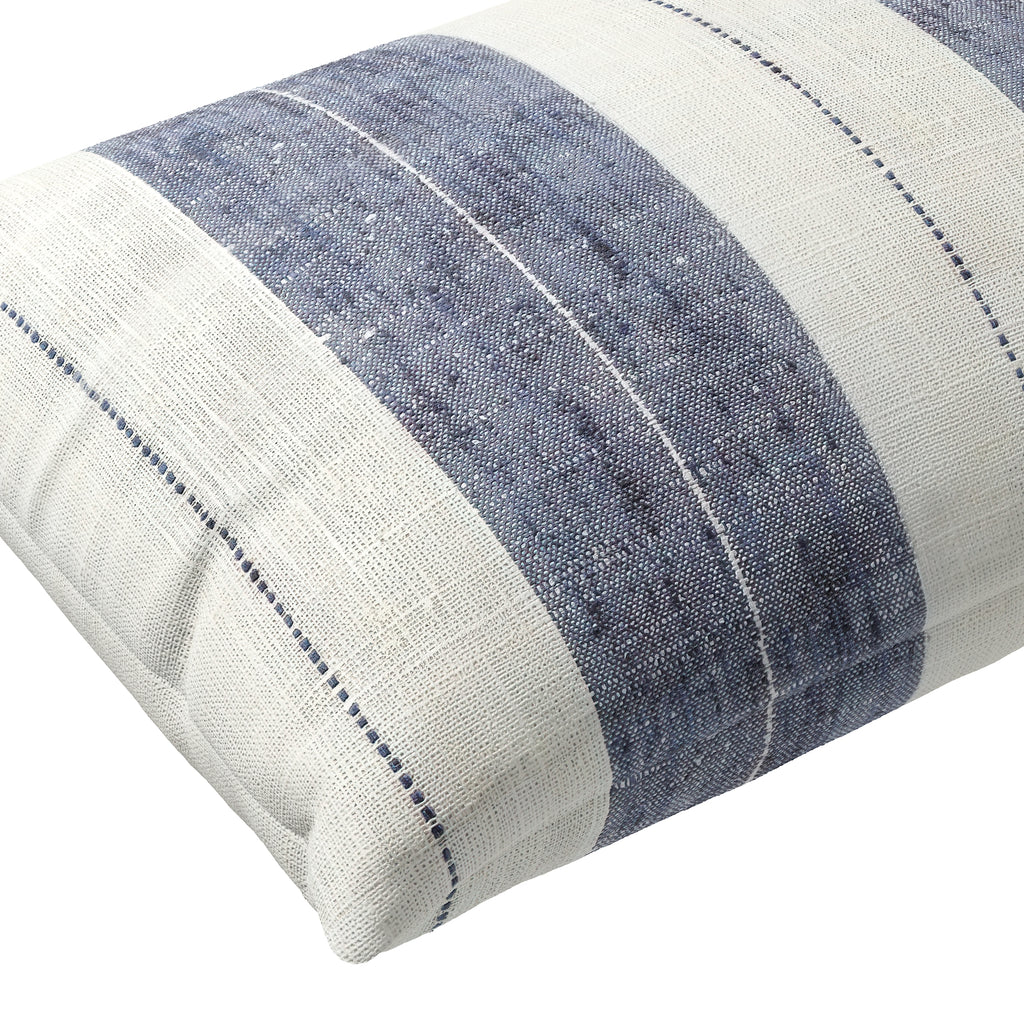 Boudoir Pillow in French Laundry Stripe - Navy