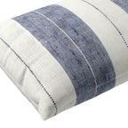 Boudoir Pillow in French Laundry Stripe - Navy