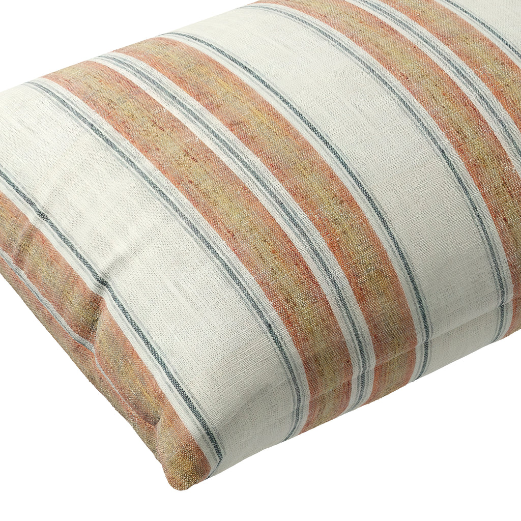 Boudoir Pillow in French Laundry Stripe - Apricot