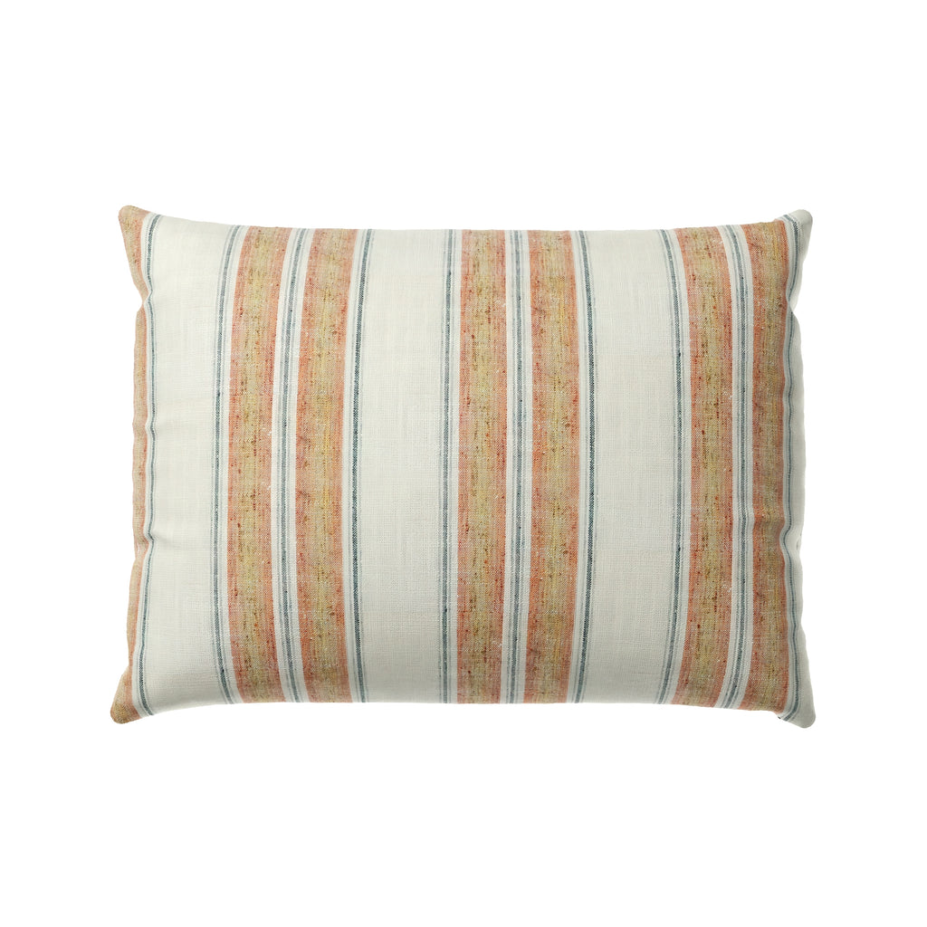 Boudoir Pillow in French Laundry Stripe - Apricot