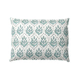 Boudoir Pillow in Leaf Me Alone - Minty Blue