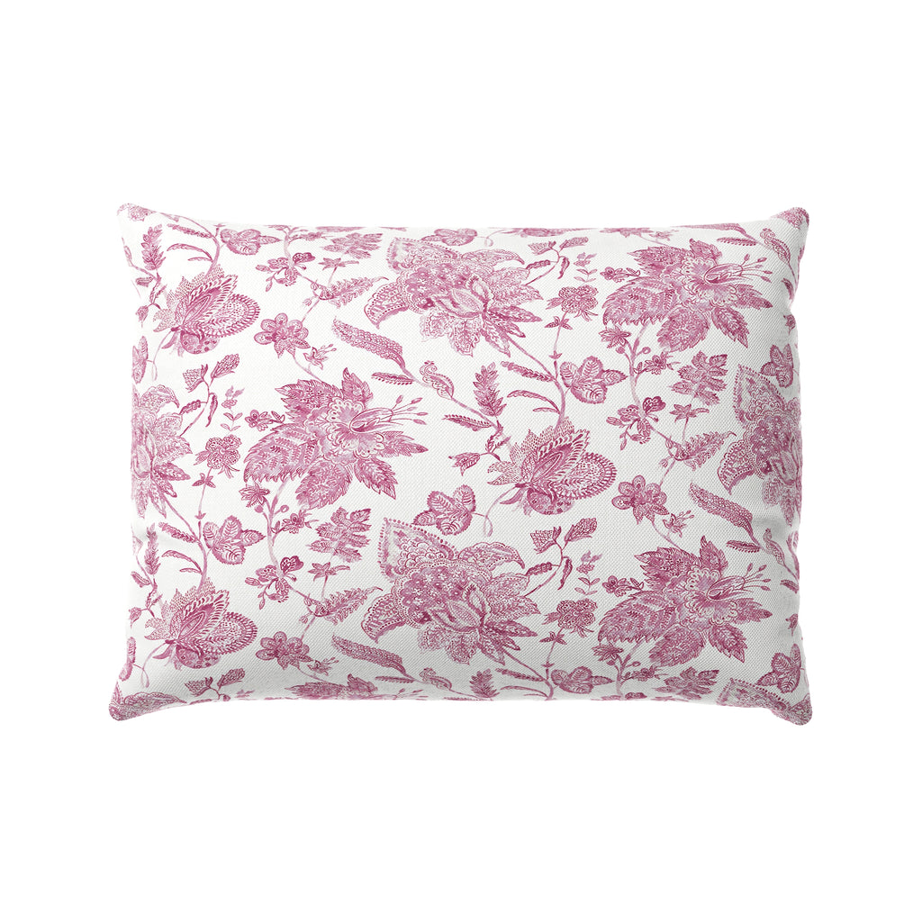 Boudoir Pillow in Toile - Strawberry