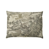 Boudoir Pillow in Country Toile - Onyx