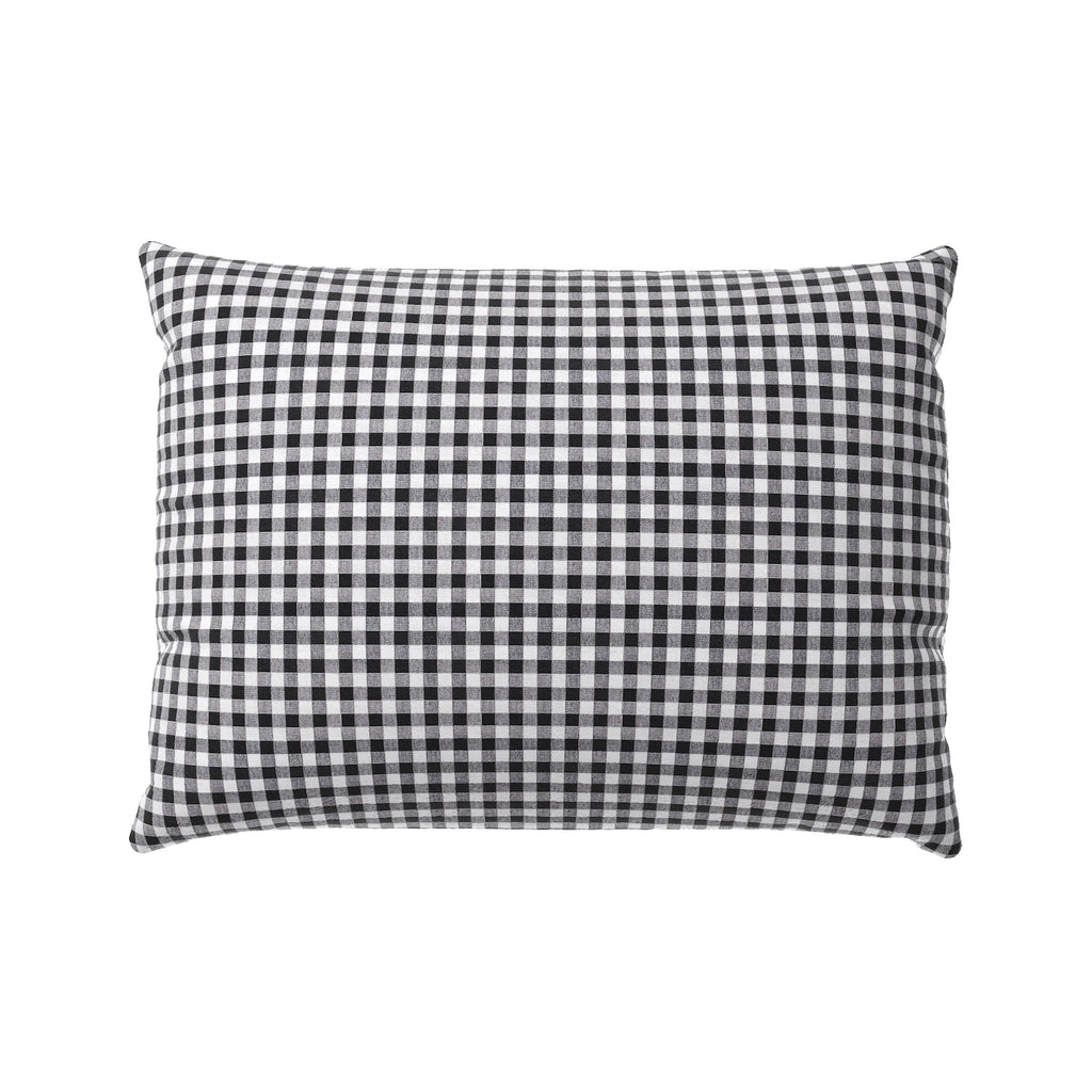 Boudoir Pillow in Gingham - Black