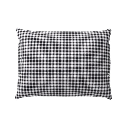 Boudoir Pillow in Gingham - Black