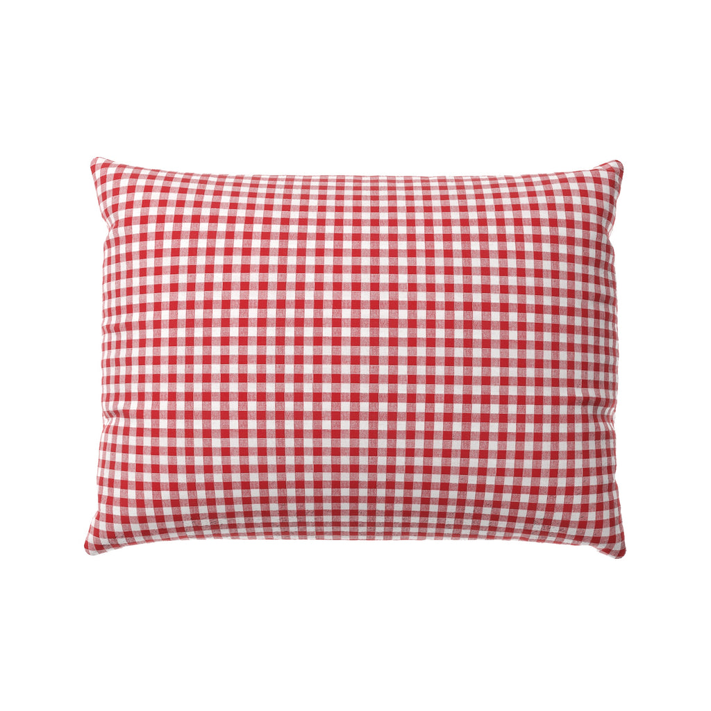 Boudoir Pillow in Gingham - Cherry