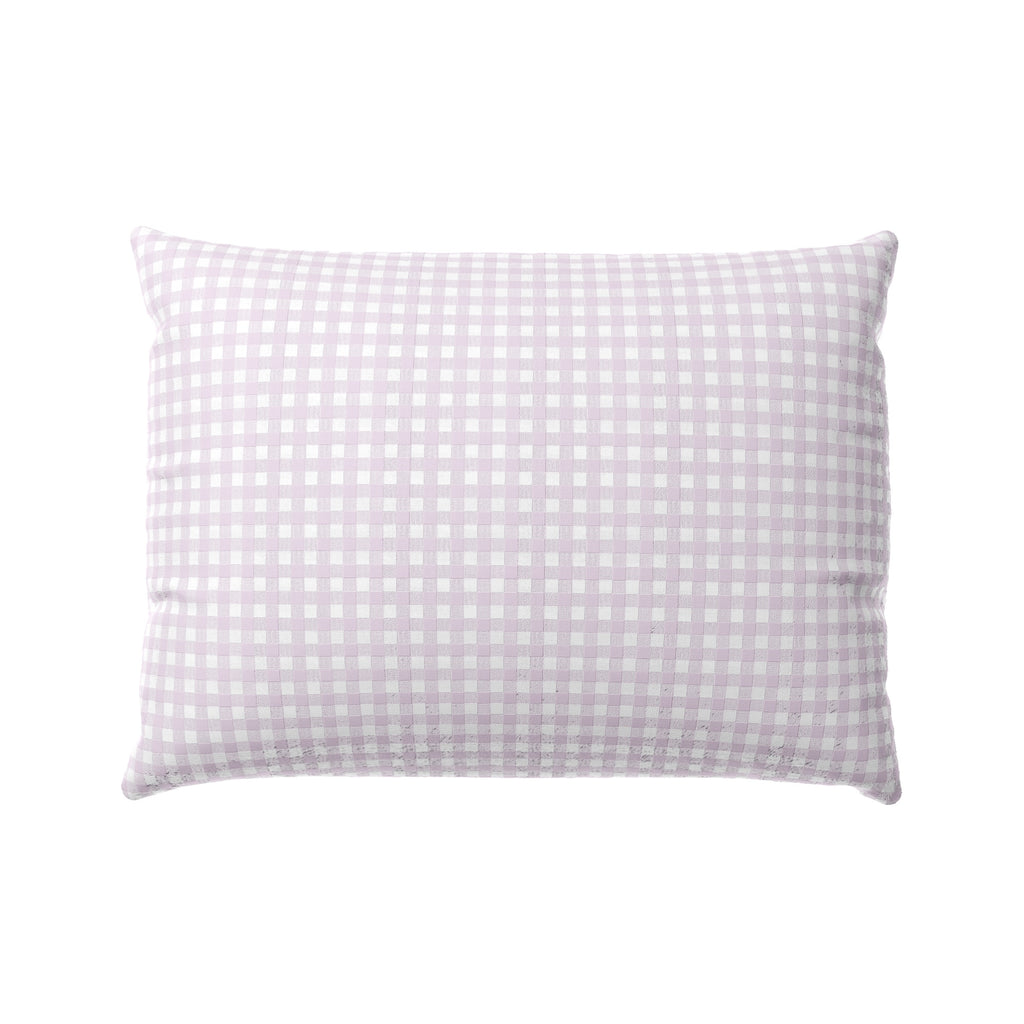 Boudoir Pillow in Gingham - Lilac