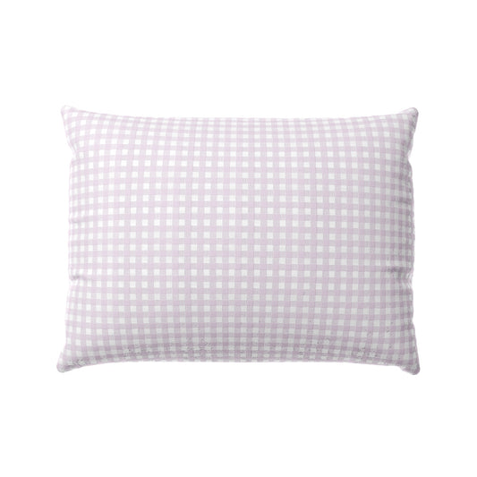 Boudoir Pillow in Gingham - Lilac