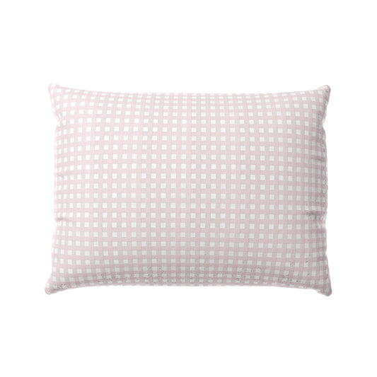 Boudoir Pillow in Gingham - Light Pink