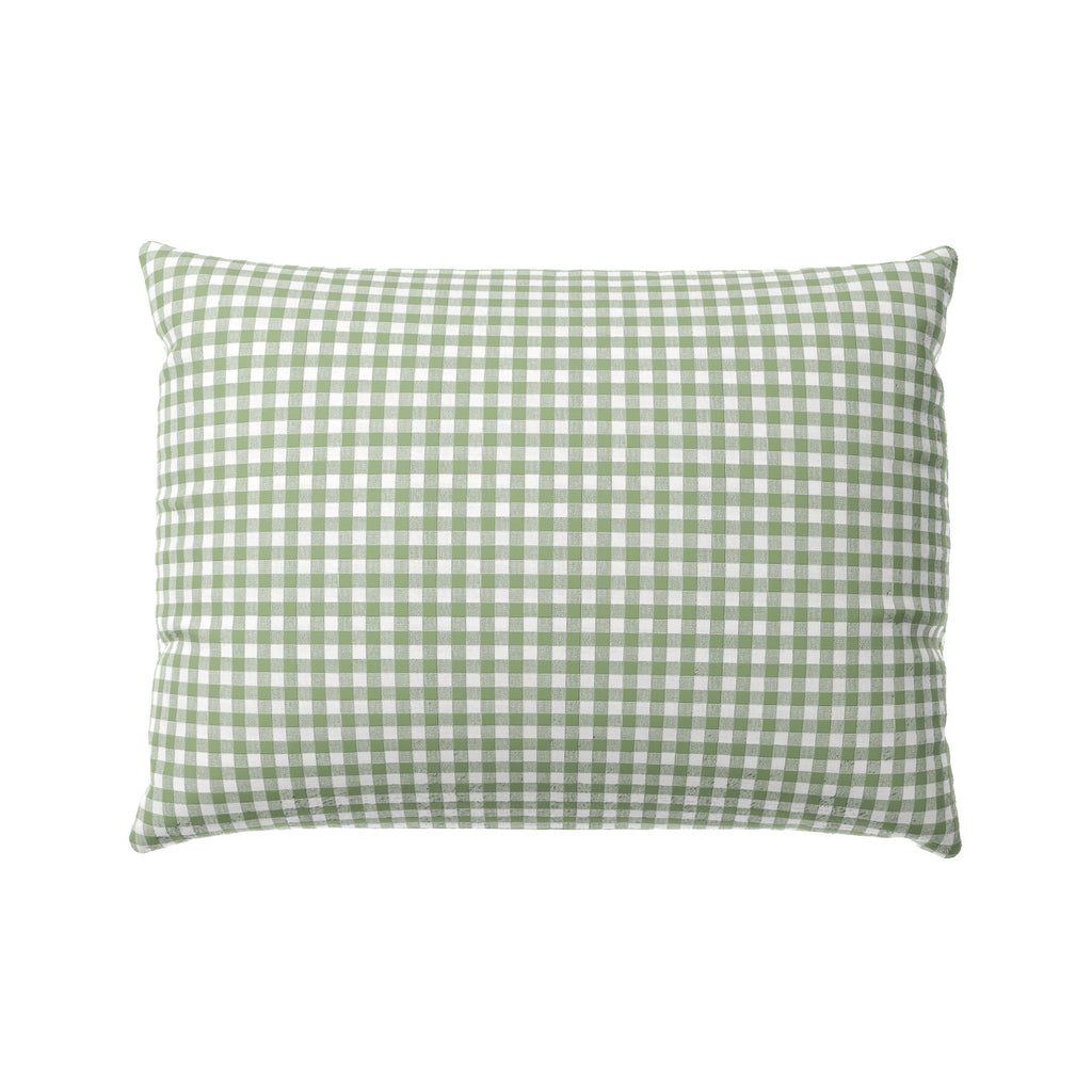 Boudoir Pillow in Gingham - Sage
