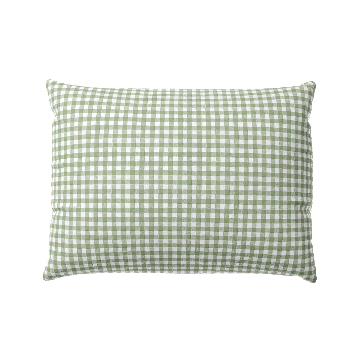 Boudoir Pillow in Gingham - Sage